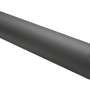 DIMNA CEV 120x500mm ČRNA